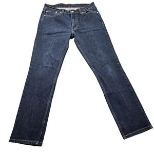 Levis 511 Jeans Mens 33x29 (tag 33x30) Blue Slim Straight Stretch Denim